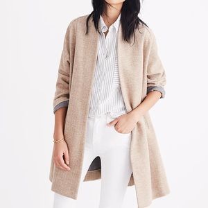 Madewell Stanza Herringbone Coat - size M